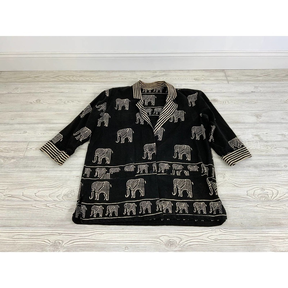 Vintage Indian Hand Blocked Jacket
